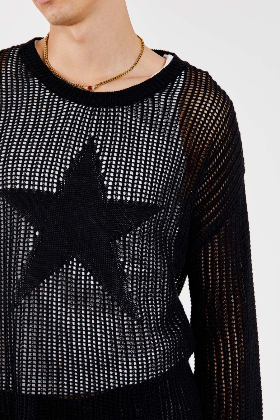 Men Jaded London | Black Nebula Jumper