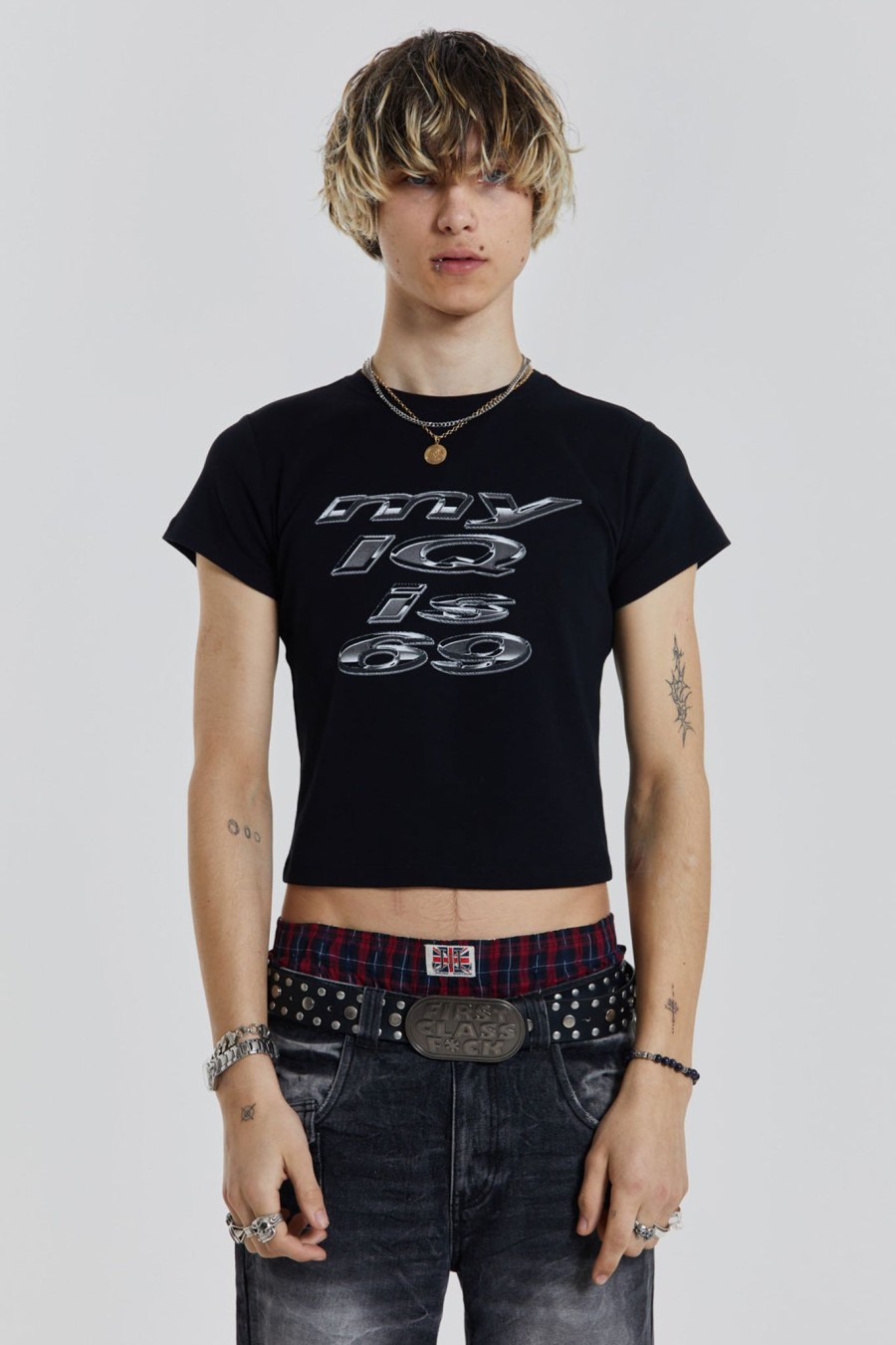 Men Jaded London T-Shirts | Iq 69 Tee