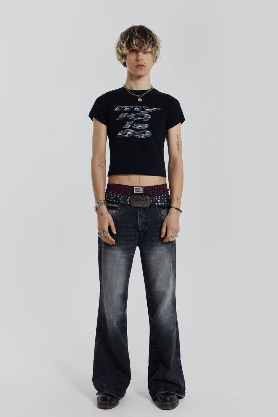 Men Jaded London T-Shirts | Iq 69 Tee