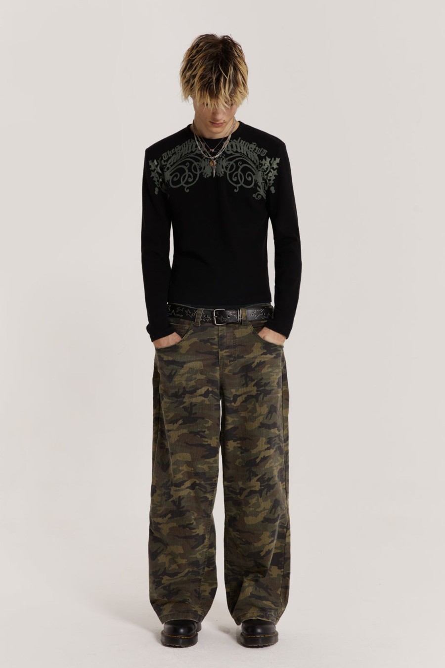 Women Jaded London Colossus Jeans | Camo Colossus Baggy Jeans