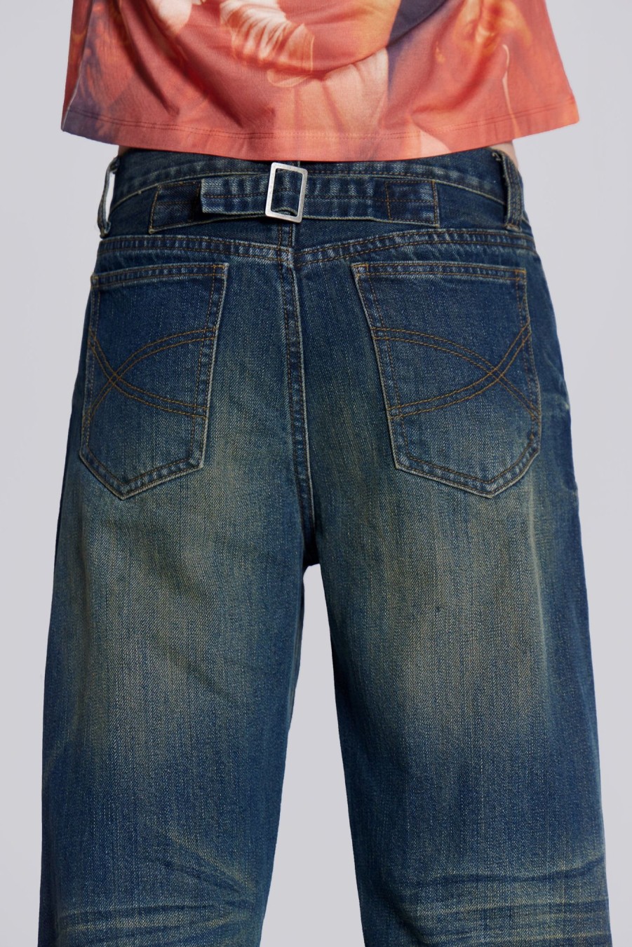 Men Jaded London Slim & Straight Jeans | Busted Scott Jeans