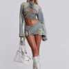 Women Jaded London | Denim Assassin Micro Mini Skirt