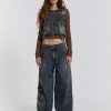 Women Jaded London | Zenith Double Layer Seam Colossus Baggy Jeans