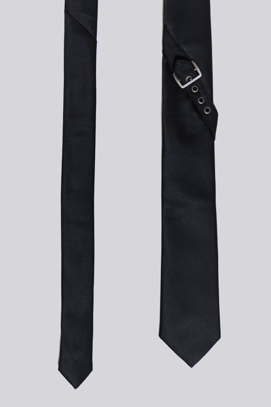 Men Jaded London | Black Buckle Tie