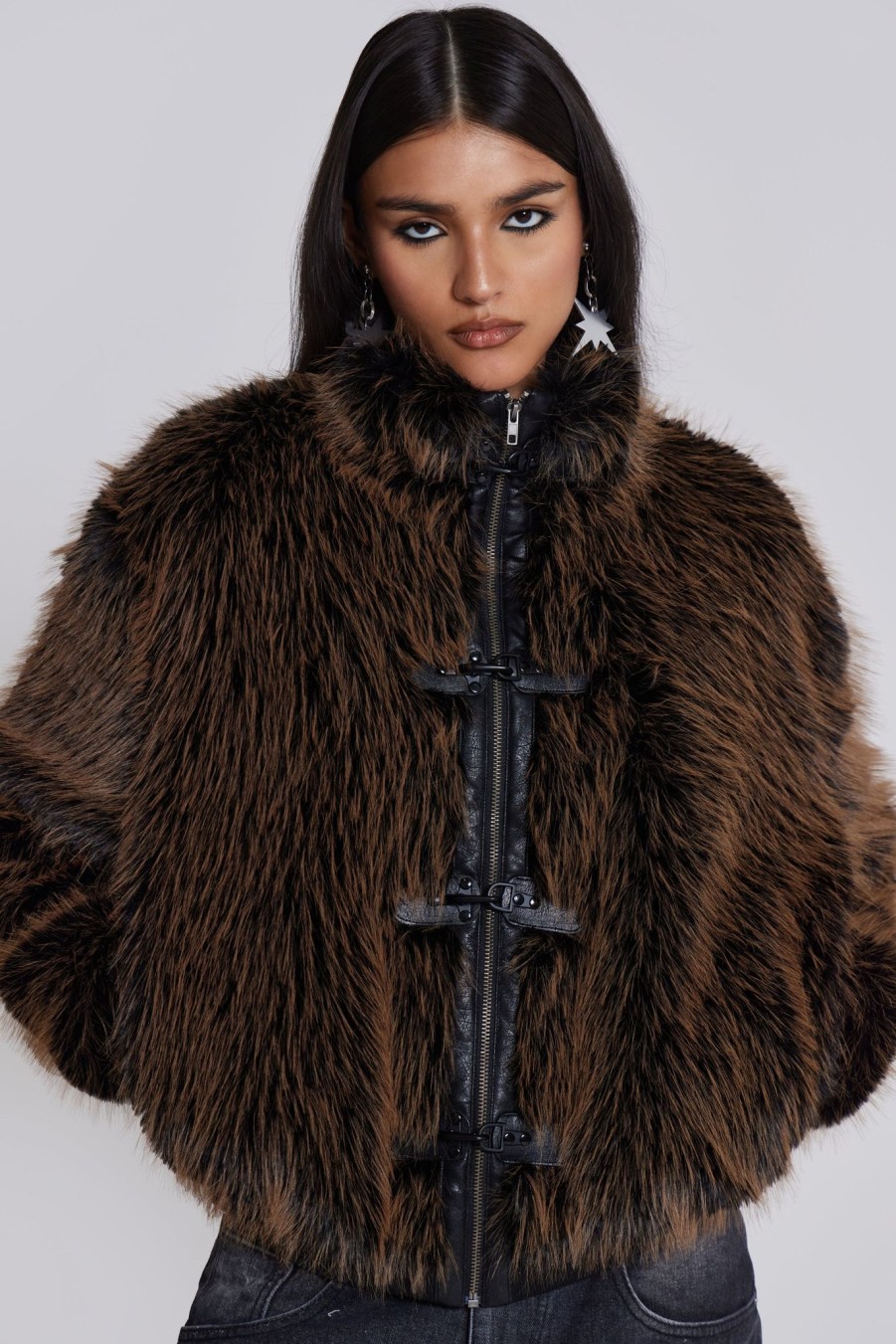 Women Jaded London | Mendoza Faux Fur Jacket