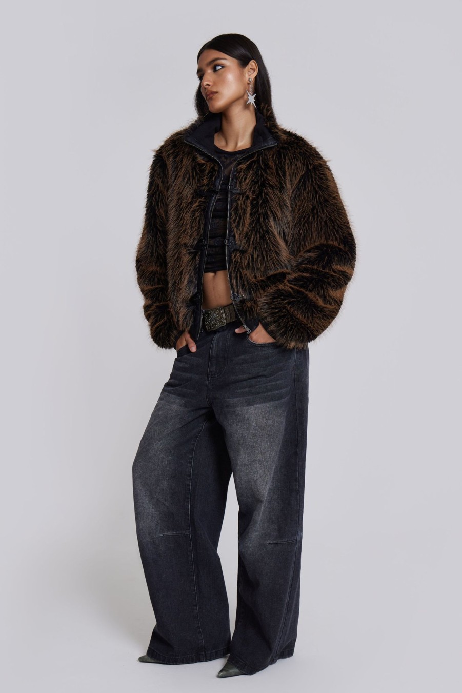 Women Jaded London | Mendoza Faux Fur Jacket