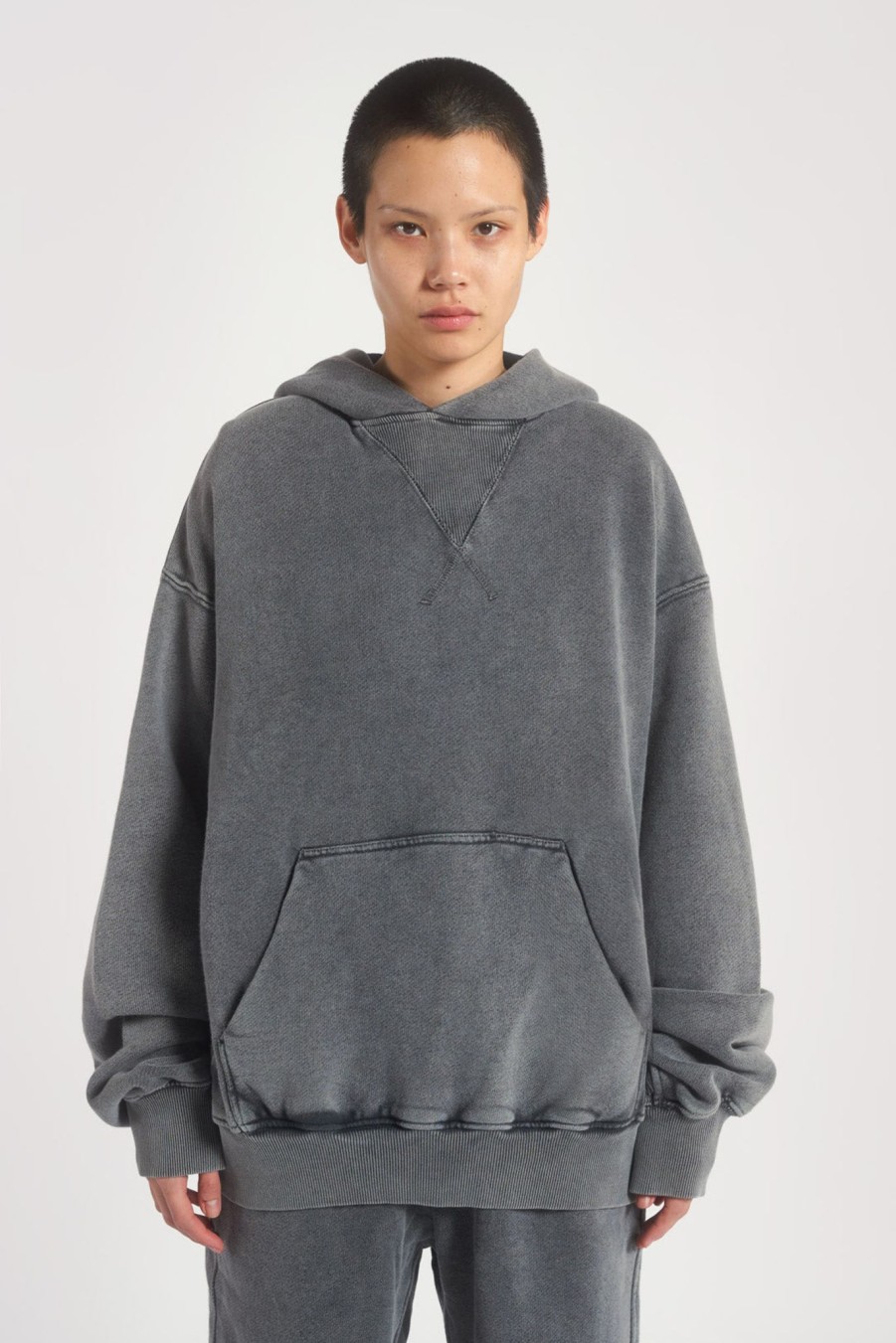 Women Jaded London Hoodies & Sweatshirts | Ntrls Chrome Grey Oversized Hoodie