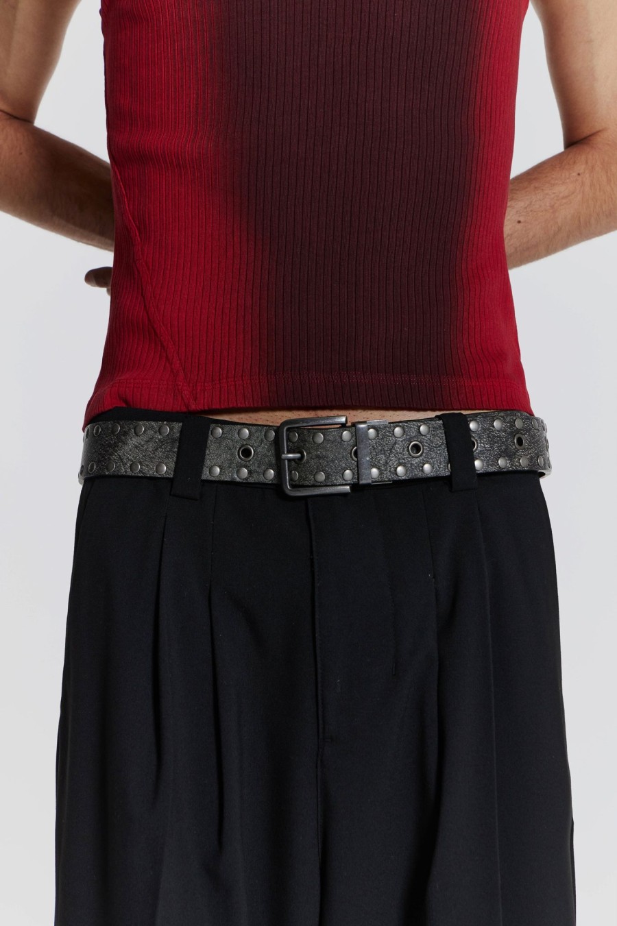 Men Jaded London | Busted Stud Belt