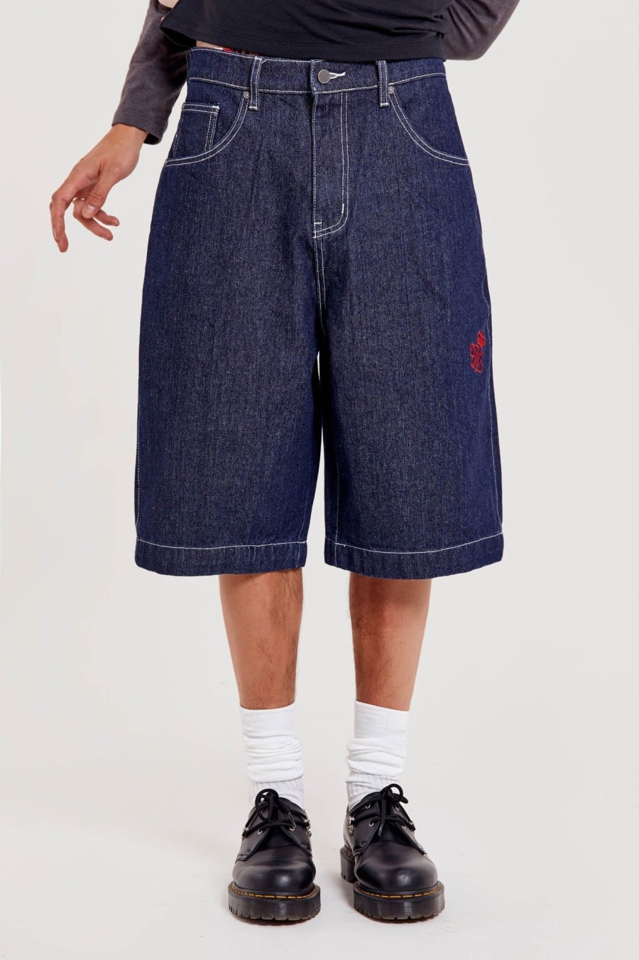 Men Jaded London Jorts | Jumbo Denim Jorts