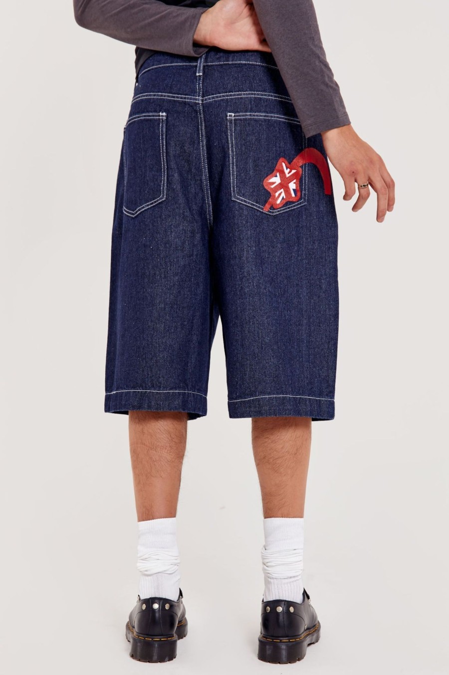 Men Jaded London Jorts | Jumbo Denim Jorts