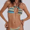 Women Jaded London Bikini Tops | Anahi Knitted Halter Bikini Top