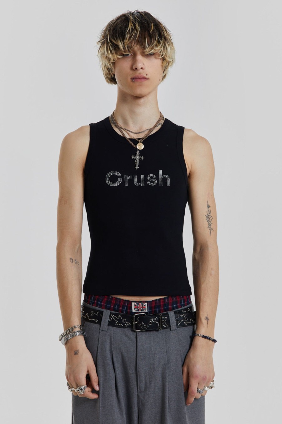 Men Jaded London Vests | Crush Vest