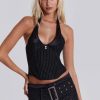 Women Jaded London | Girlfriend Halter Corset Top