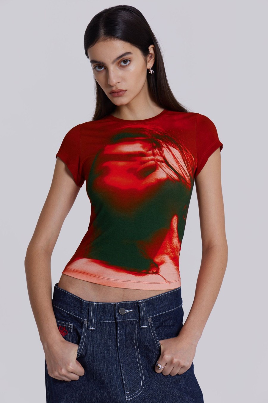 Women Jaded London T-Shirts | Rhapsody Baby Tee