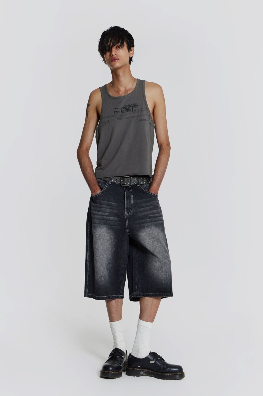 Men Jaded London Vests | Subtract Vest