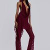 Women Jaded London Trousers & Pants | Riva Lace Hooded Co-Ord Set