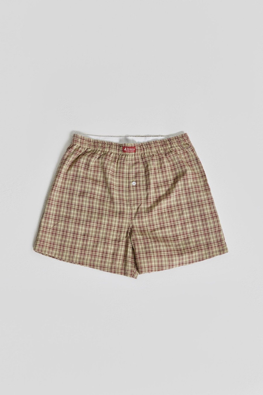 Men Jaded London Shorts & Jorts | Brown Check Boxer