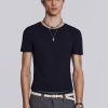 Men Jaded London T-Shirts | Ntrls Black Rib Tee