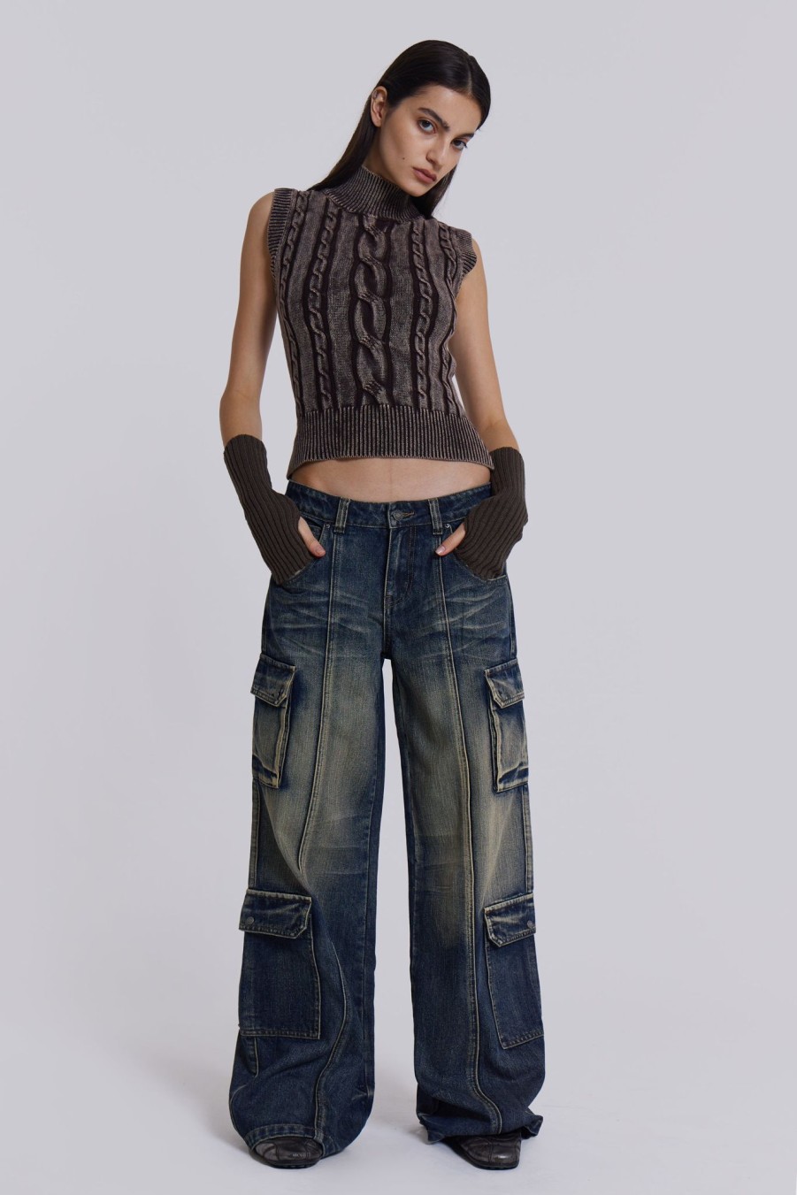 Women Jaded London Jeans | Tundra Cargo Jeans