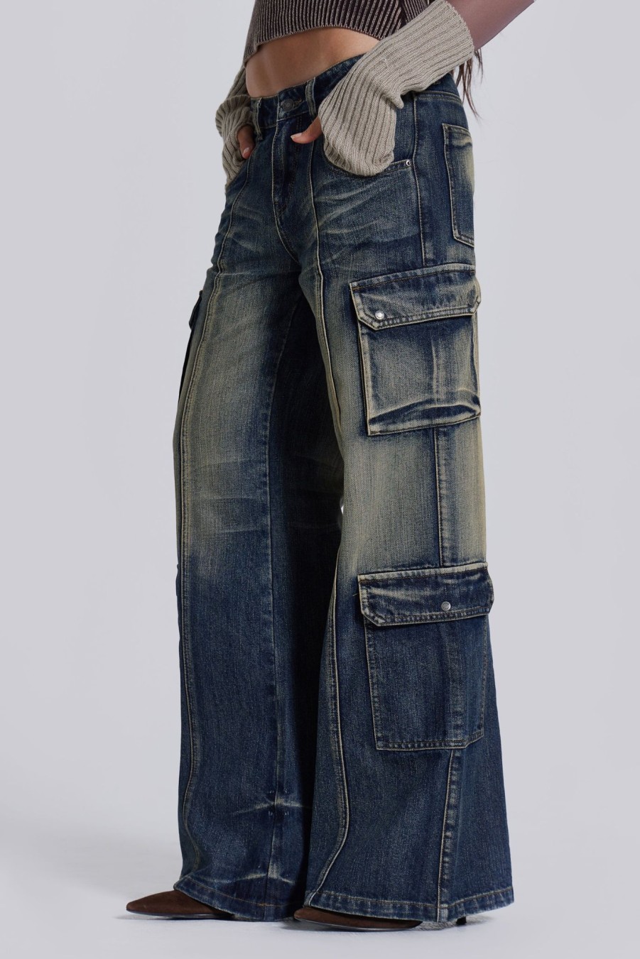 Women Jaded London Jeans | Tundra Cargo Jeans