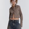 Women Jaded London Long Sleeve Tops | Solstice Cargo Shirt