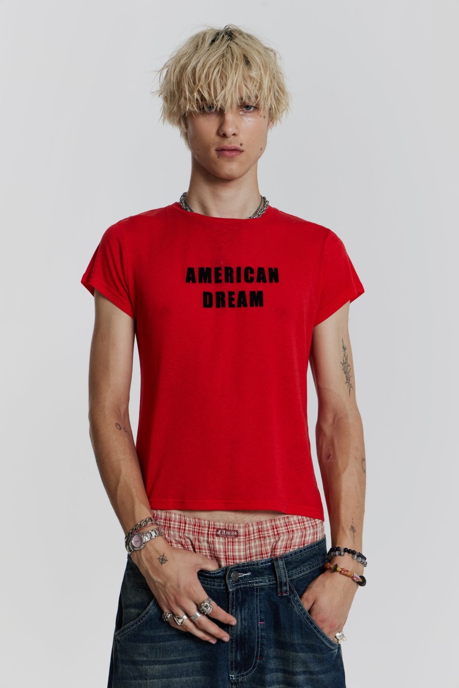 Men Jaded London T-Shirts | American Dream Tee