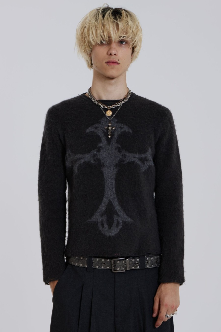 Men Jaded London | Devine Knit Jumper