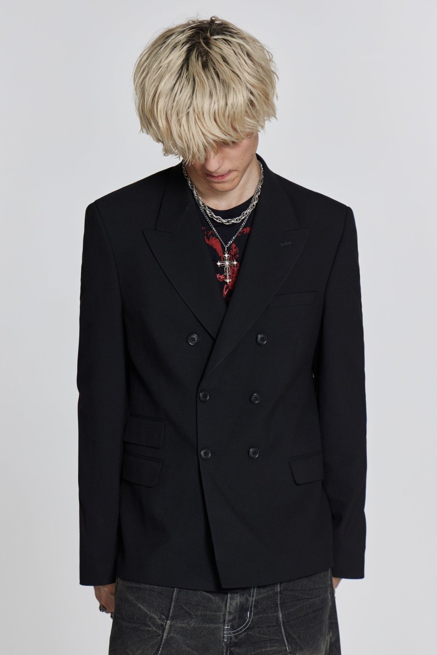 Men Jaded London | Black Goliath Blazer