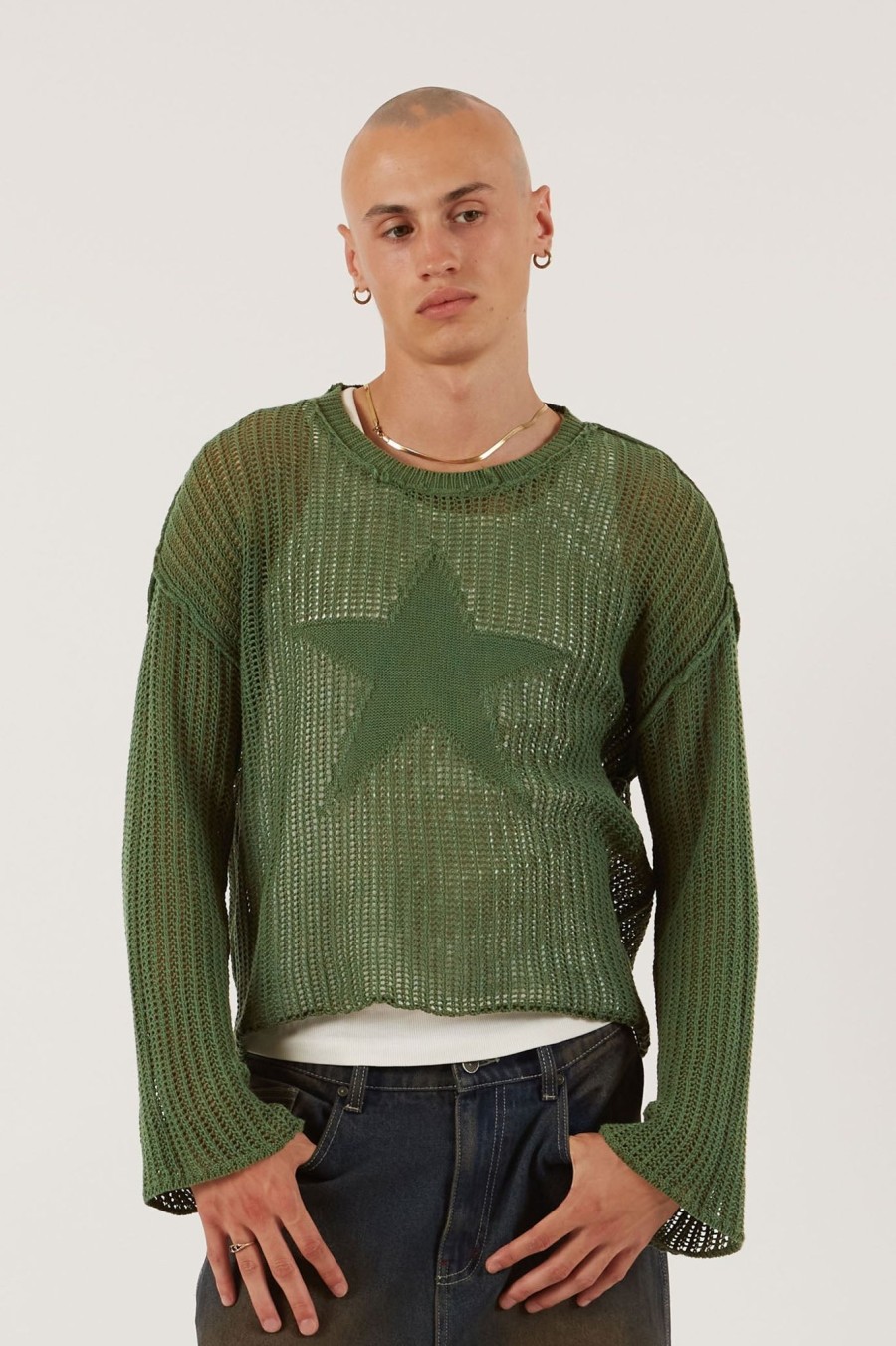 Men Jaded London | Green Nebula Jumper