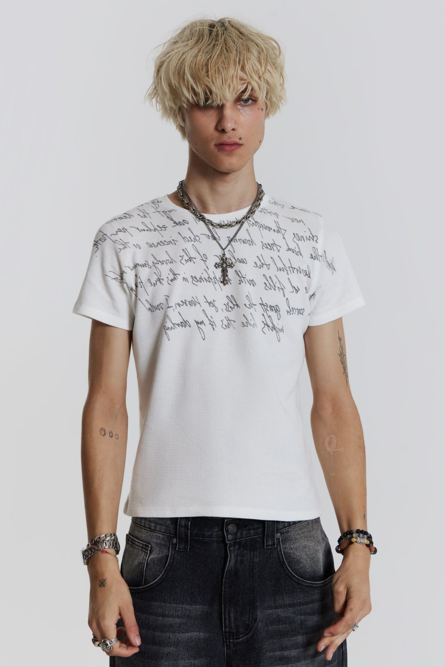 Men Jaded London T-Shirts | Verse Waffle Tee