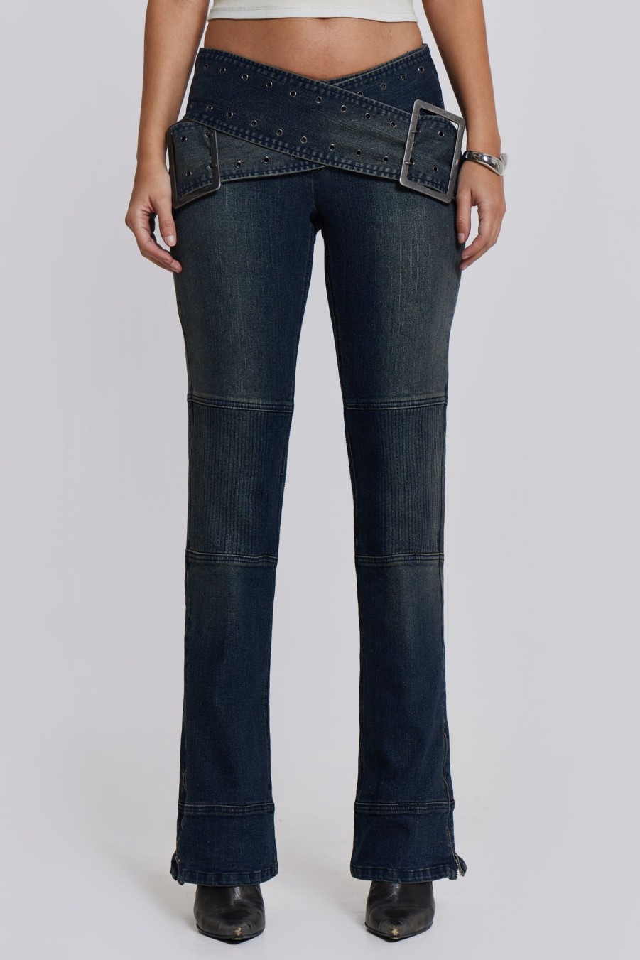 Women Jaded London Jeans | Assassin Dark Denim Jeans