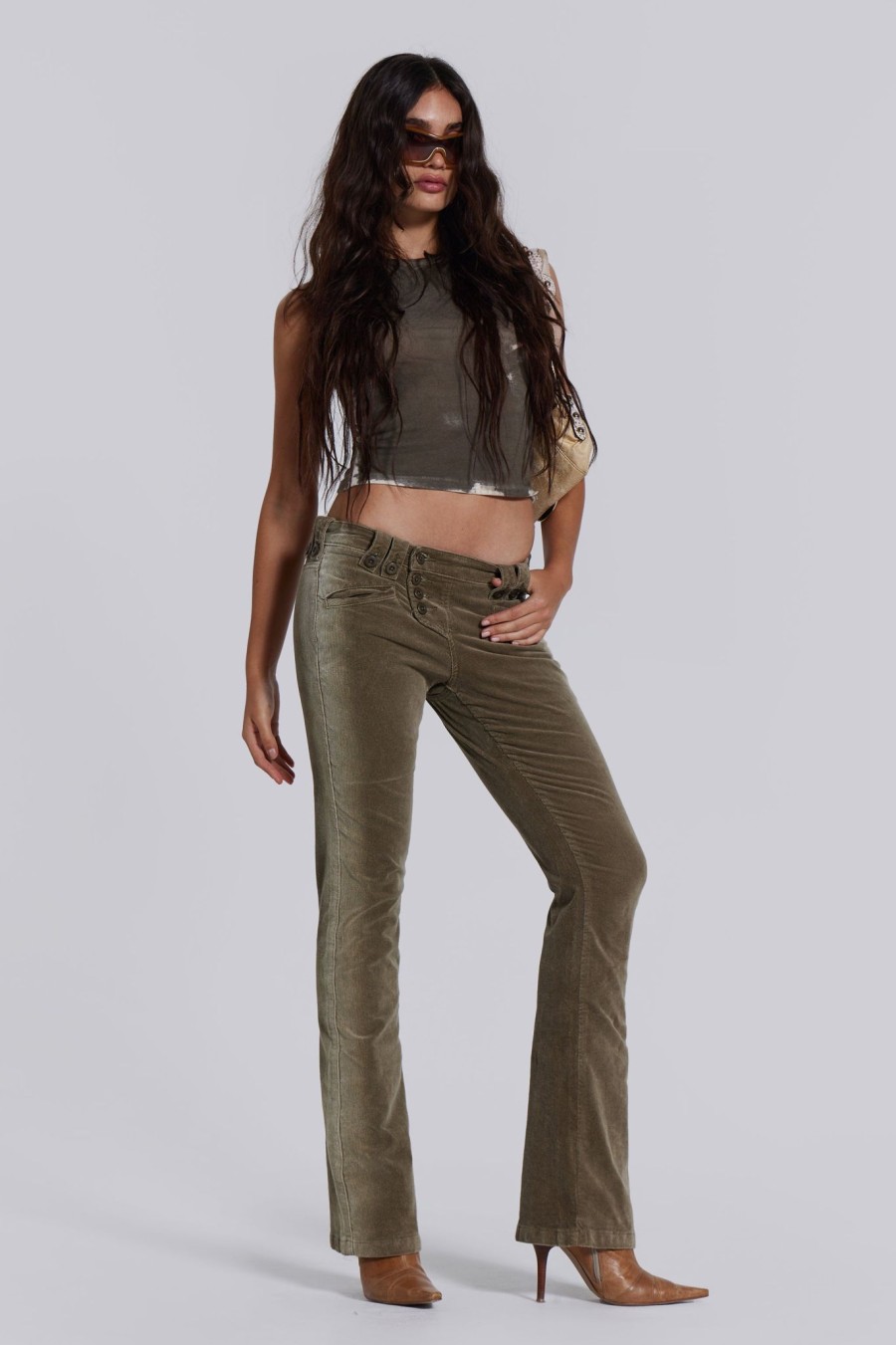 Women Jaded London Trousers & Pants | Dust Cord Trousers