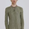 Men Jaded London | Moss Green Vault Knit