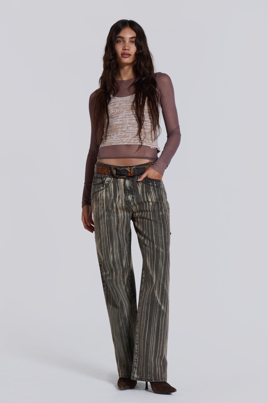 Women Jaded London Jeans | Jana Stripe Jeans