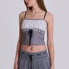 Women Jaded London Bandeau Tops | Thursday Pinstripe Cami Top