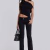 Women Jaded London Jeans | Solid Black Thirteen Jeans