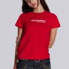 Women Jaded London T-Shirts | Red How Are You? Tee