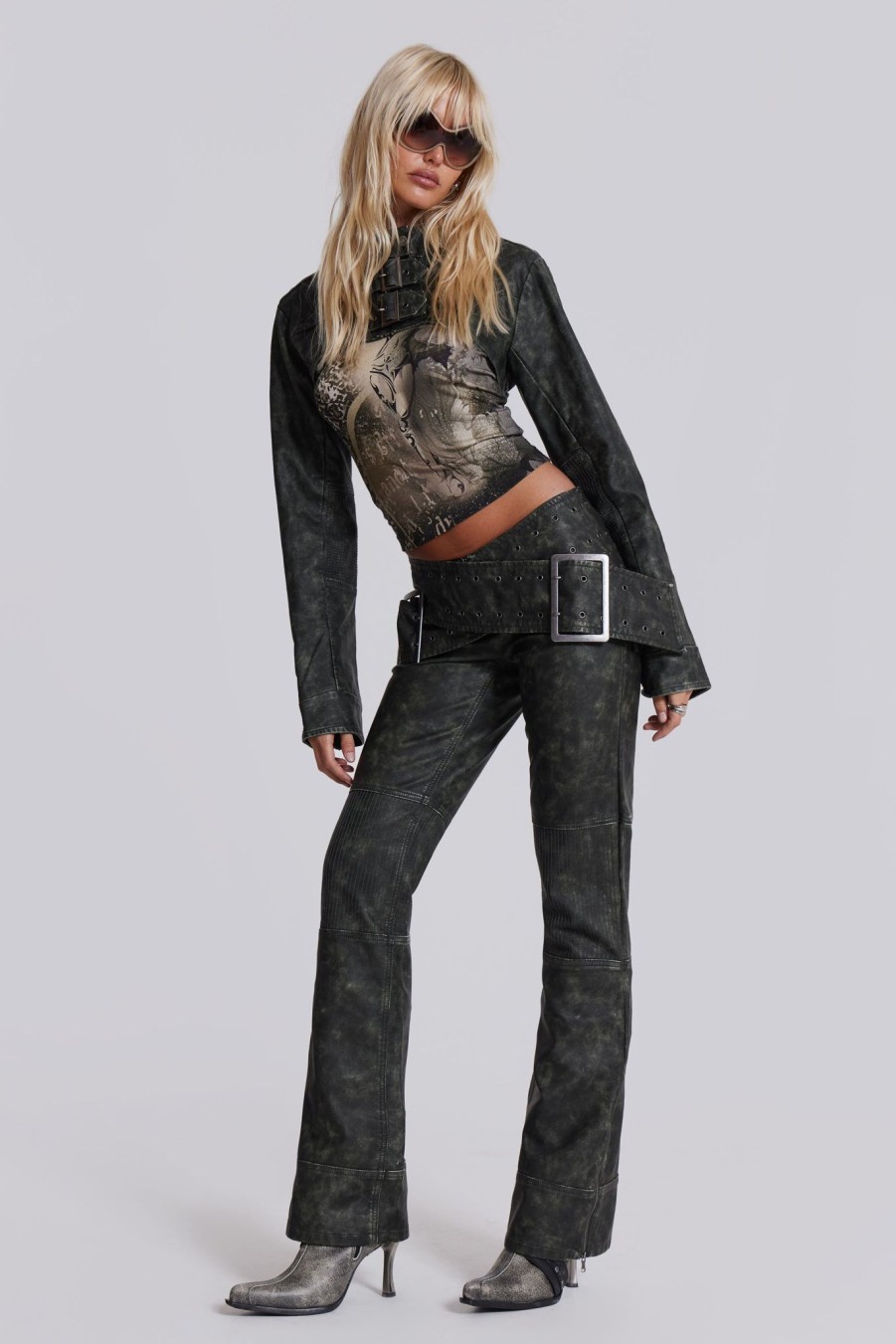 Women Jaded London | Assassin Faux Leather Trousers