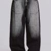 Women Jaded London Colossus Jeans | Black White Wash Xl Colossus Jeans