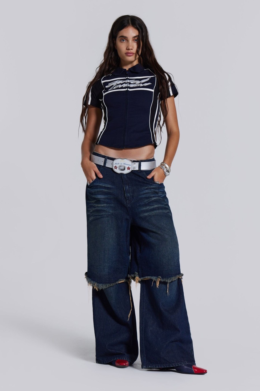 Women Jaded London Jeans | Evo Double Layered Jeans