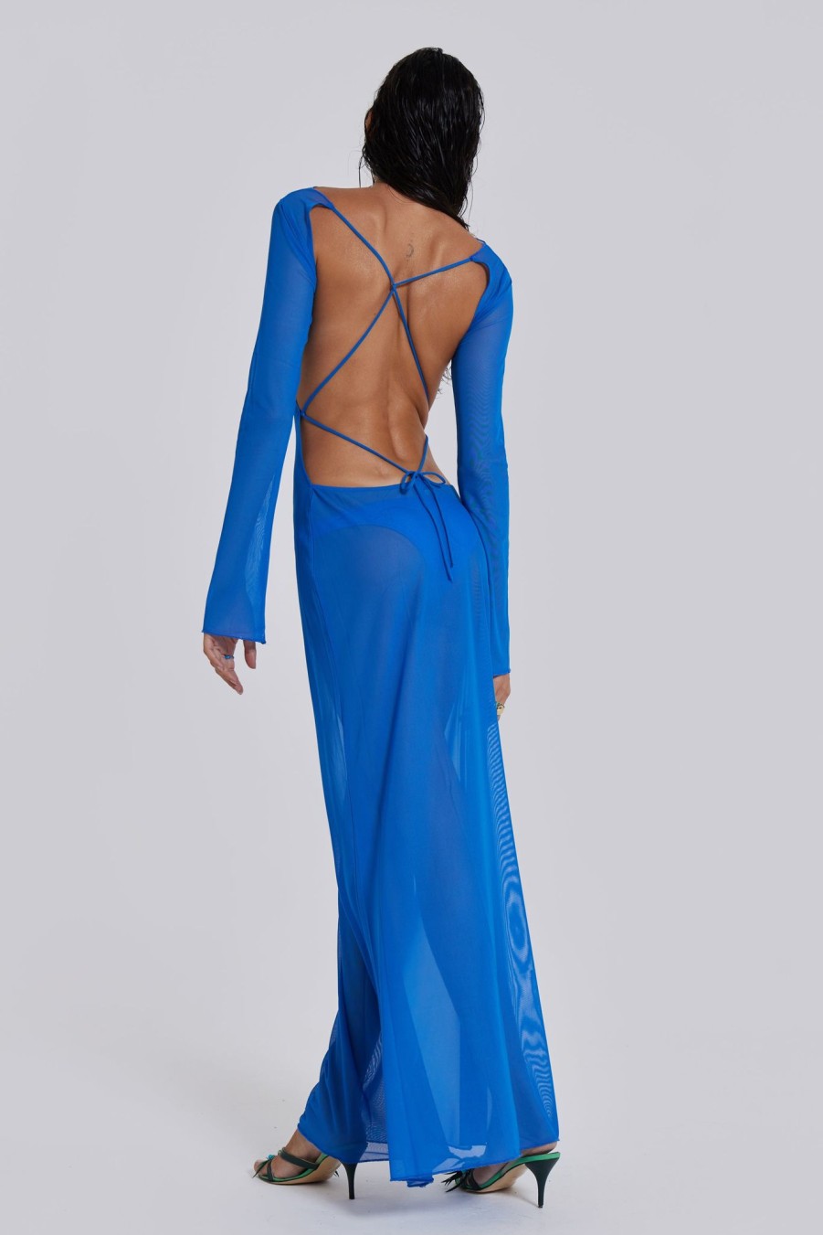 Women Jaded London Maxi Dresses | Ziva Sheer Maxi Beach Dress