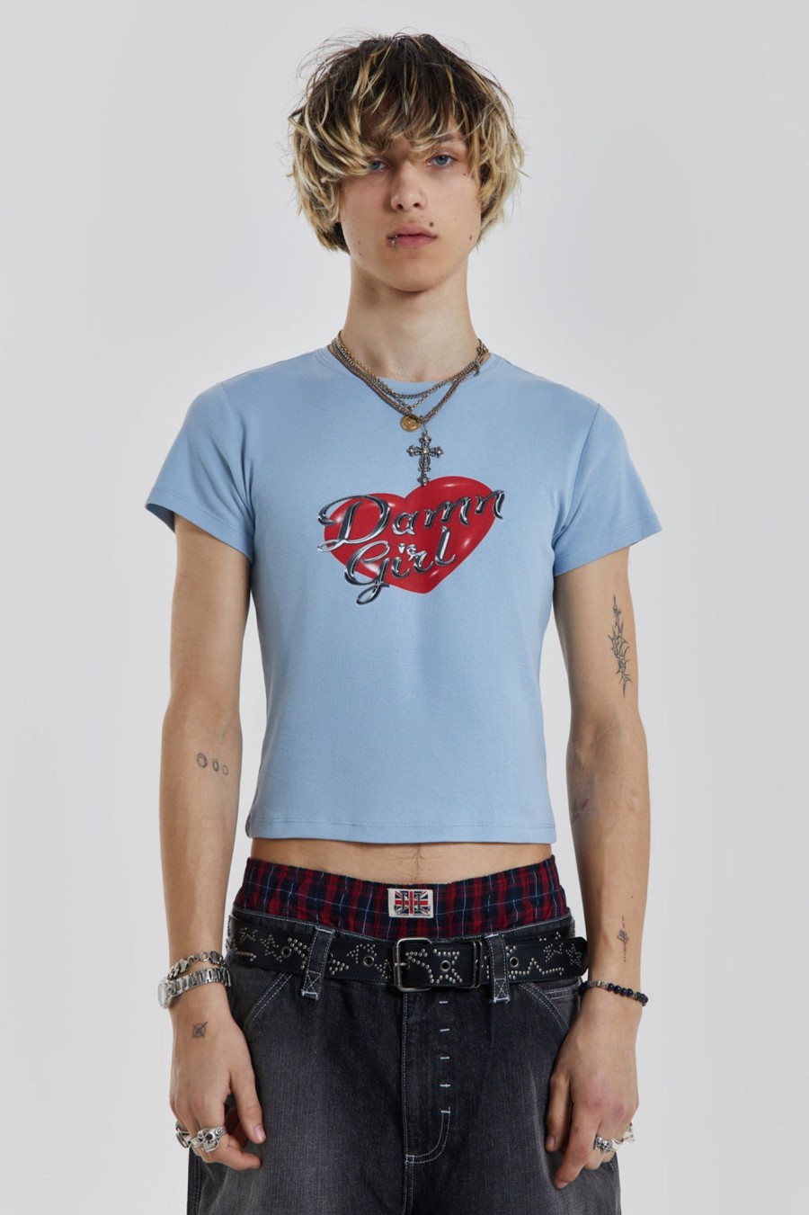 Men Jaded London T-Shirts | Damn Girl Tee