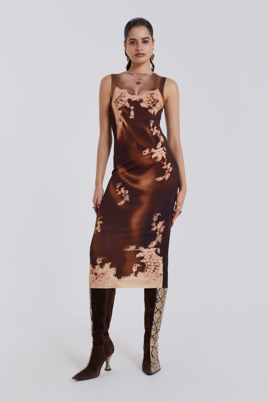 Women Jaded London Midi Dresses | Let It Slip Midi Dress