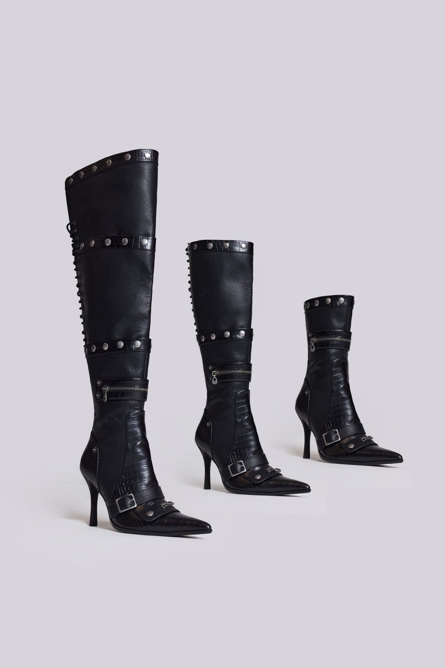 Women Jaded London | Destiny 3 In 1 Boot In Black