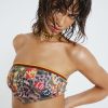 Women Jaded London Bikini Tops | Untamed Bandeau Scarf Bikini Top