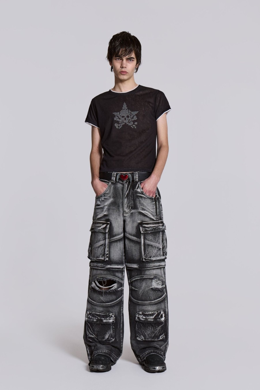 Men Jaded London Baggy Jeans | Apex Denim Cargos