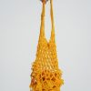 Women Jaded London Knitwear | Canary Knit Bag With Beaded Trim