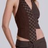 Women Jaded London | Tuesday Tie Waistcoat