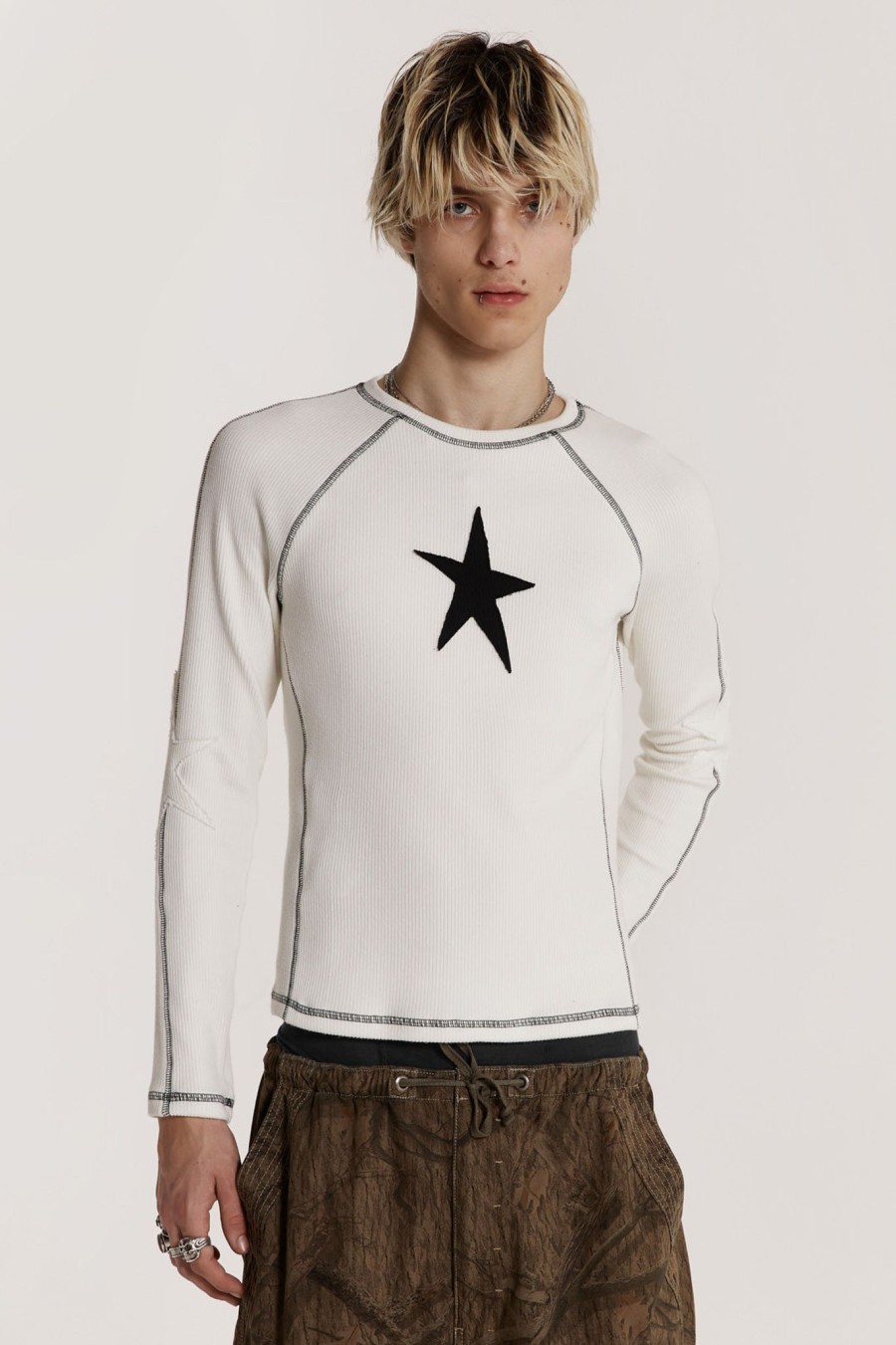 Men Jaded London T-Shirts | Off White Starstruck Tee