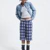 Women Jaded London Trousers & Pants | Zeppelin Checked Jumbo Shorts